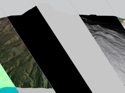 Volcano Shiveluch Kamchatka 3D Model