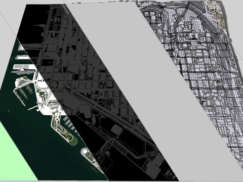 Cityscape San Diego California USA 3D मॉडल