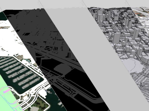 Cityscape San Diego California USA 3D Model