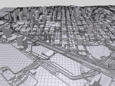 Cityscape San Diego California USA 3D मॉडल