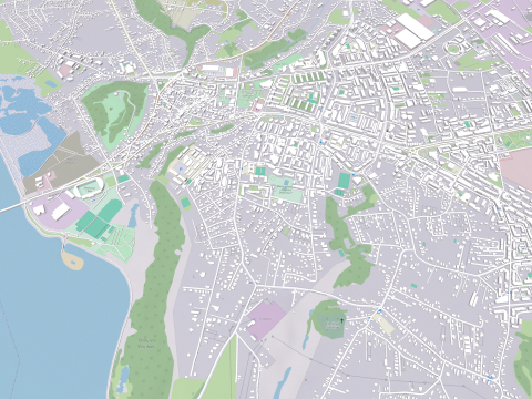 Cityscape Slatina Romania 3D Model