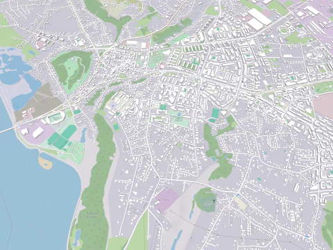 Cityscape Slatina Romania 3D Model