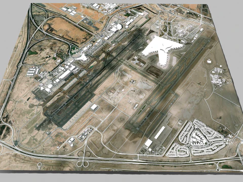 Abu Dhabi International Airport 3D Model