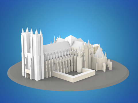 Westminster Abbey 3D 모델