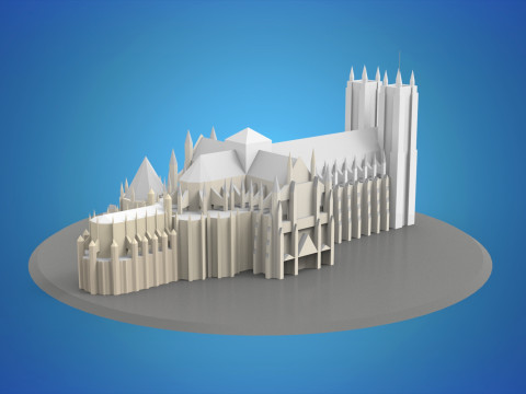 Westminster Abbey 3D Model