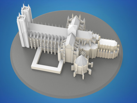 Westminster Abbey 3D Model