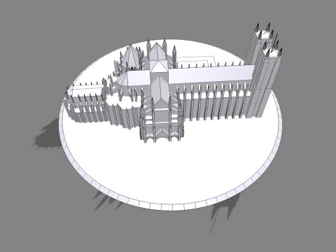 Westminster Abbey 3D Model