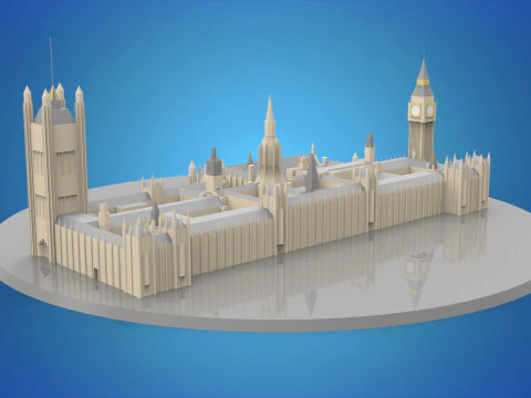 Sala di Westminster Modello 3D