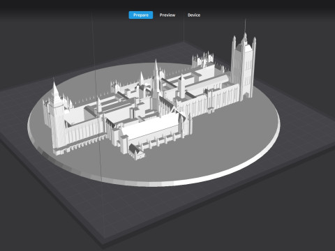 Westminster Hall 3D-Modell