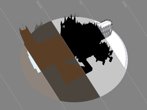 Westminster Hall 3D-Modell