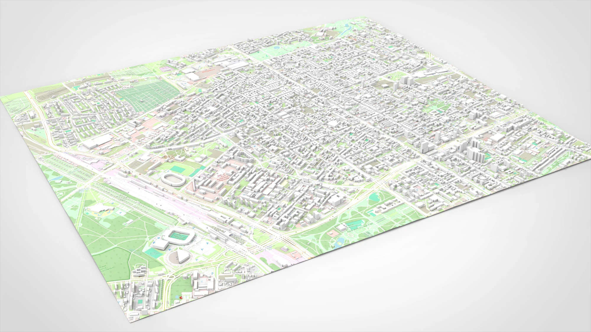 Cityscape Klodzko Poland 3D Model .c4d .max .obj .3ds .fbx .stl .blend 