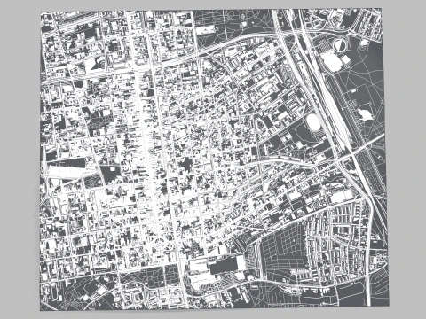 Cityscape Klodzko Poland 3D Model