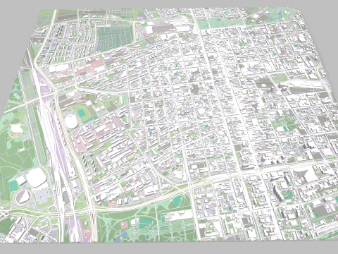 Cityscape Klodzko Poland 3D Model