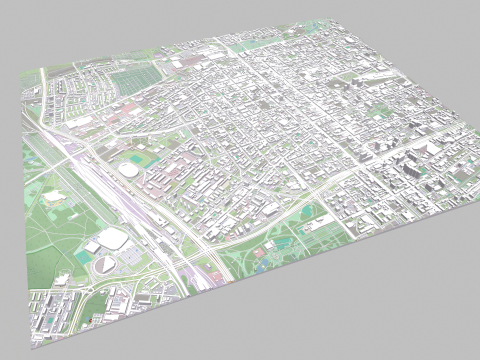 Cityscape Klodzko Poland 3D Model