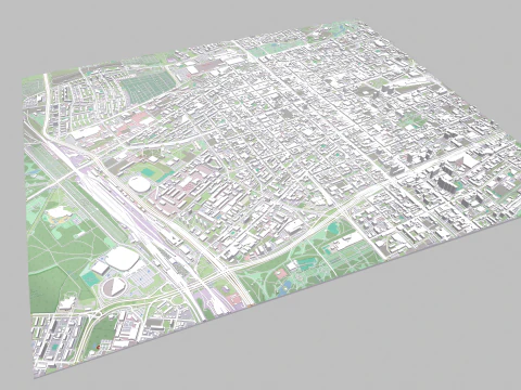 Cityscape Klodzko Poland 3D Model