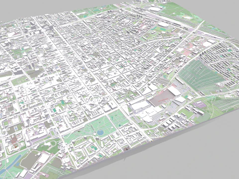 Cityscape Klodzko Poland 3D Model
