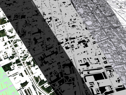 Cityscape Lodz Poland Model 3D