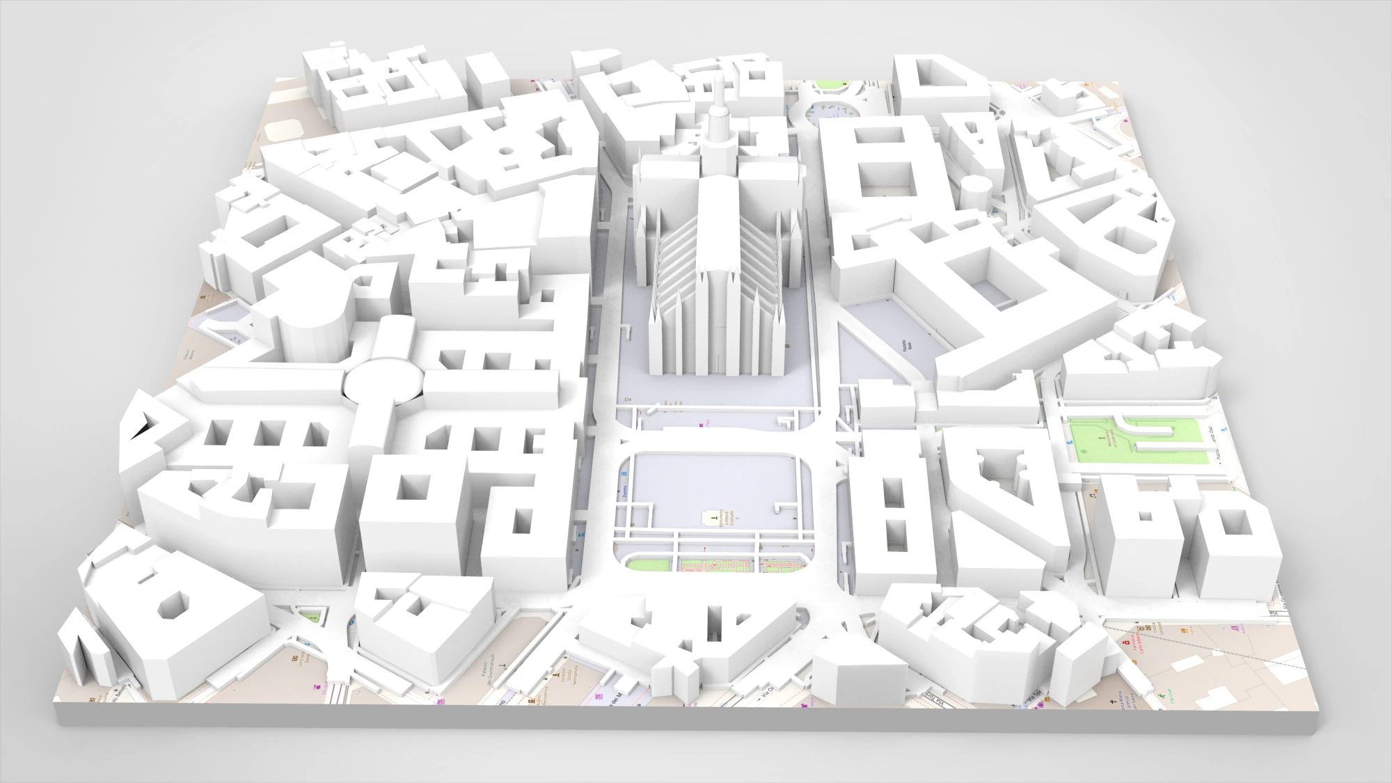 Milan Cathedral Italy 3D Model .c4d .max .obj .3ds .fbx .stl .blend