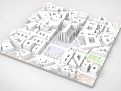 Milan Cathedral Italy 3D Model