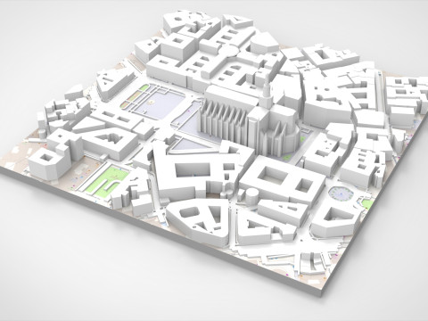 Milan Cathedral Italy Modelo 3D