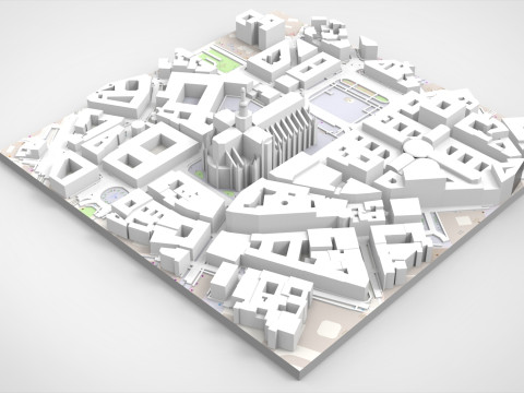 Milan Cathedral Italy Modelo 3D