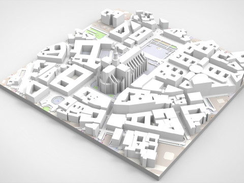 Milan Cathedral Italy Modelo 3D
