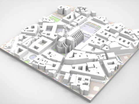 Milan Cathedral Italy 3D Model