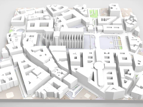 Milan Cathedral Italy 3D Model