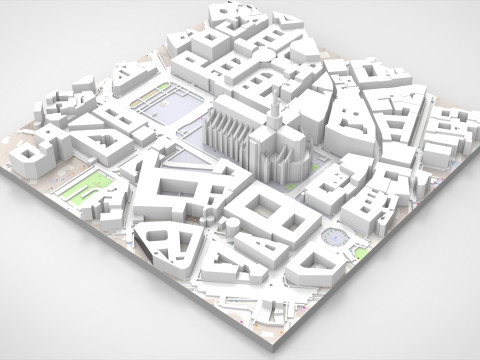 Milan Cathedral Italy Modelo 3D