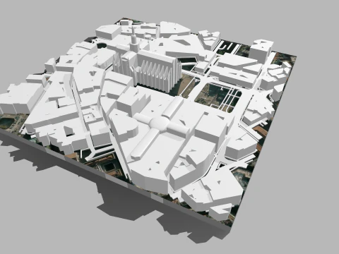 Milan Cathedral Italy 3D Model