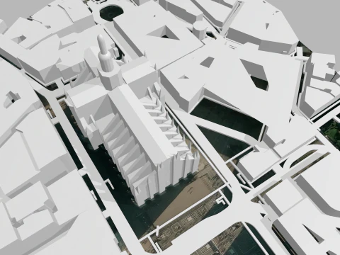 Milan Cathedral Italy 3D Model
