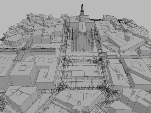 Milan Cathedral Italy Modelo 3D