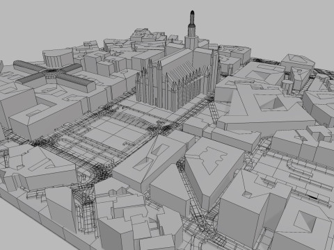 Milan Cathedral Italy Modelo 3D