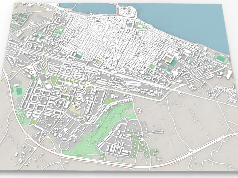 Cityscape Molfetta Puglia Modelo 3D