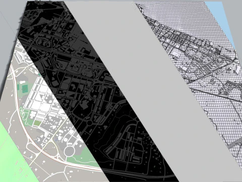 Paisagem urbana de Molfetta Puglia Modelo 3D