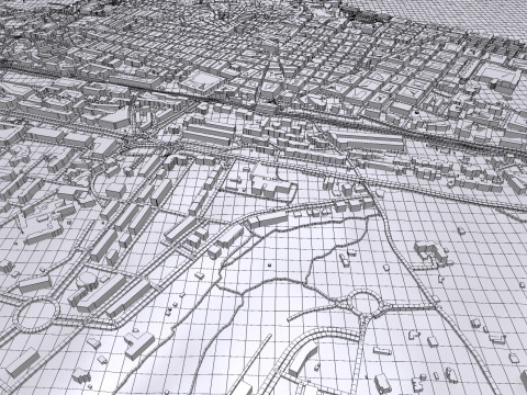 Cityscape Molfetta Puglia Modèle 3D