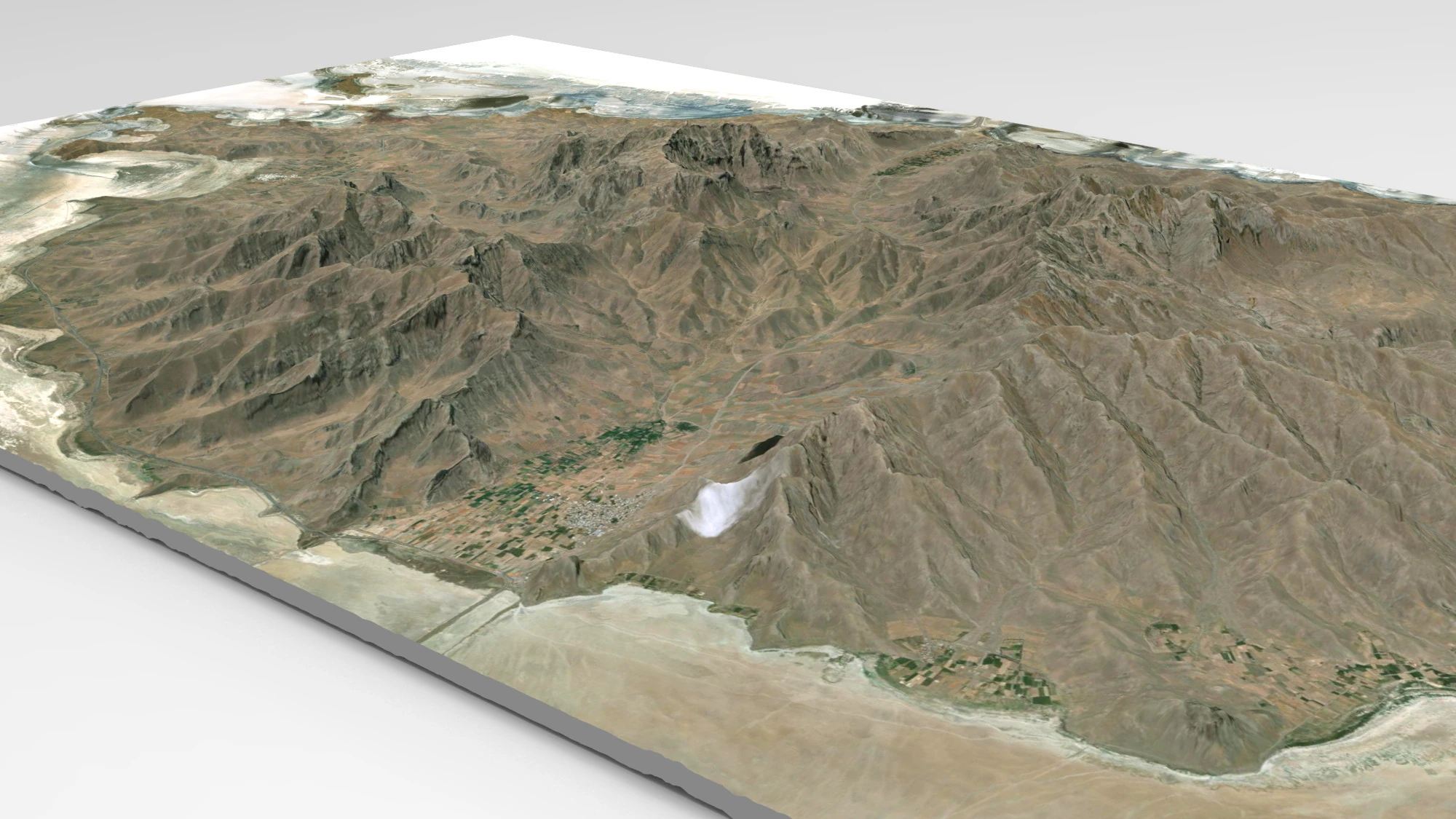 Mountain landscape Shahi Iran 3D Model .c4d .max .obj .3ds .fbx .stl .blend 
