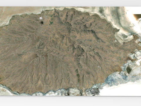 Mountain landscape Shahi Iran 3D Model