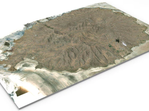 Mountain landscape Shahi Iran 3D Model