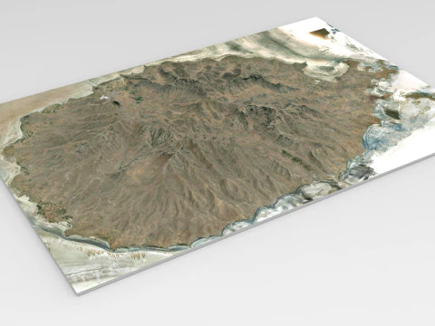 Mountain landscape Shahi Iran 3D Model