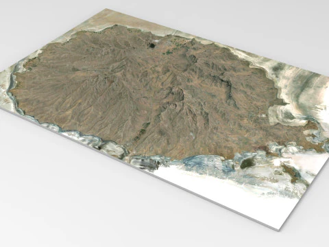 Mountain landscape Shahi Iran 3D Model