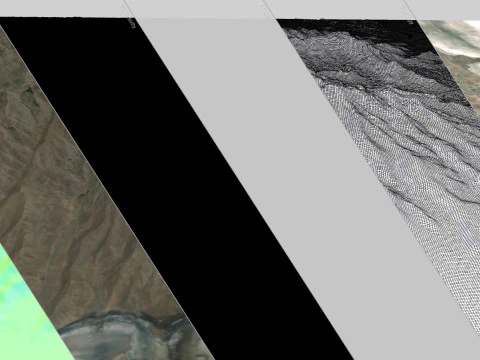 Mountain landscape Shahi Iran 3D Model