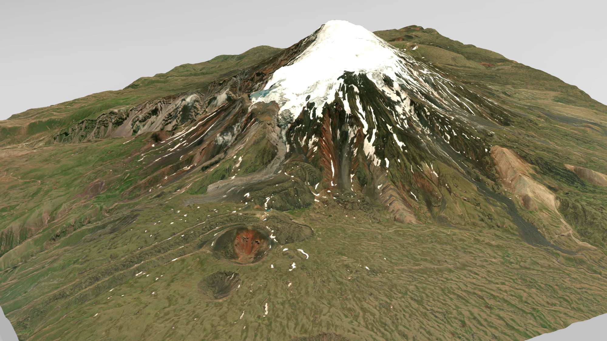 Mountain landscape Ararat Armenia 3D Model .c4d .max .obj .3ds .fbx .stl .blend 