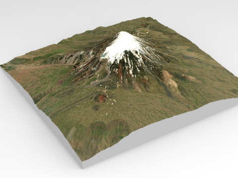 Mountain landscape Ararat Armenia 3D Model