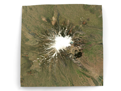 Mountain landscape Ararat Armenia 3D Model