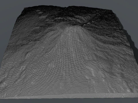 Mountain landscape Ararat Armenia 3D Model