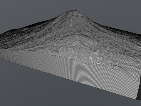 Mountain landscape Ararat Armenia 3D Model