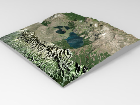 Lake Klyuchevoe Kamchatka Peninsula Modelo 3D