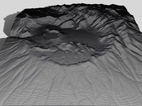 Lake Klyuchevoe Kamchatka Peninsula Modelo 3D