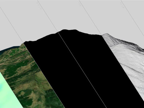 Makanrushi island Great Kuril Islands 3D Model